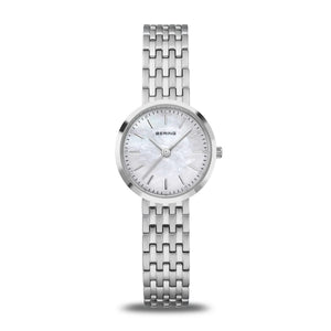 BERING Classic Polished Silver 26mm MOP dial 19126-700