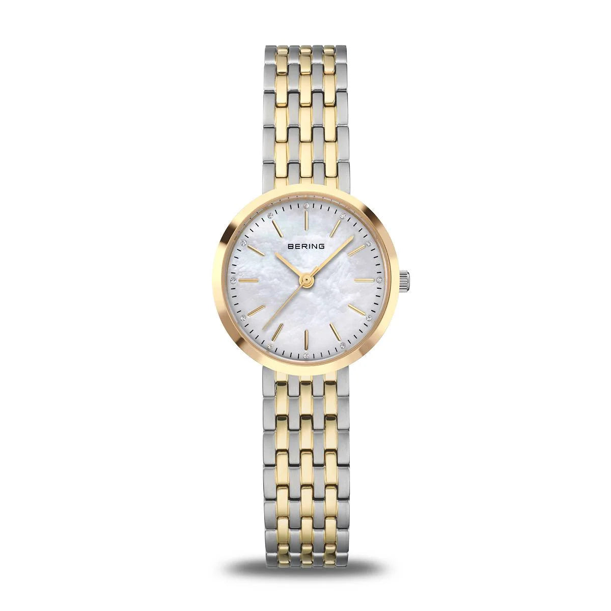 BERING Classic Polished Gold 26mm MOP dial 19126-710