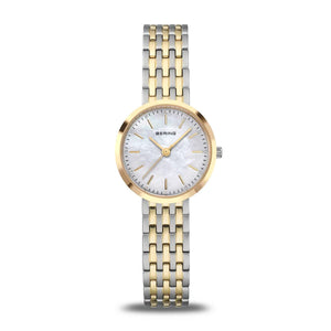 BERING Classic Polished Gold 26mm MOP dial 19126-710