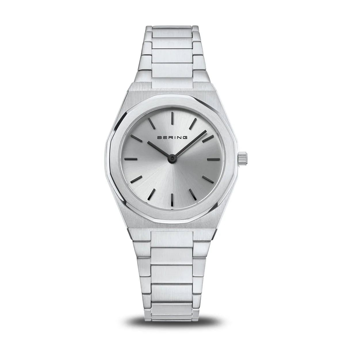 BERING Classic Polished Silver 32mm Ladies Watch 19632-700