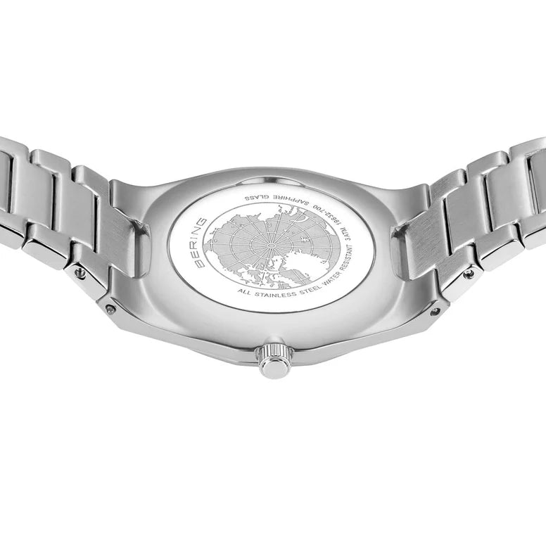 BERING Classic Polished Silver 32mm Ladies Watch 19632-700