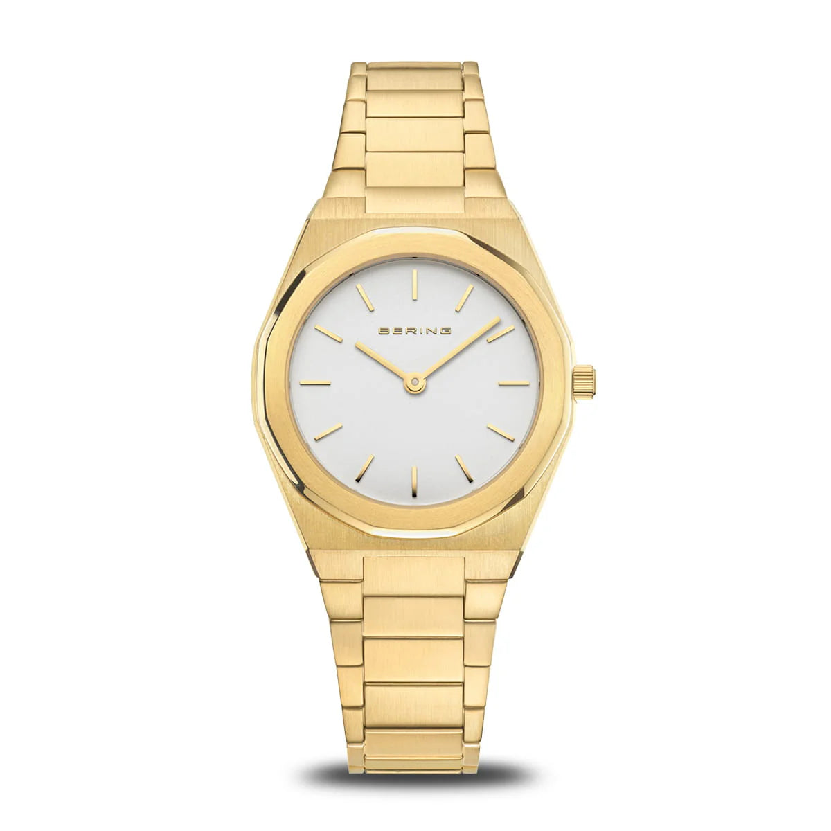 BERING Classic Polished Gold 32mm Ladies Watch 19632-730