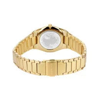 Bering Ladies Classic Polished 32mm Gold Strap Watch