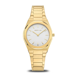 BERING Classic Polished Gold 32mm Ladies Watch 19632-730