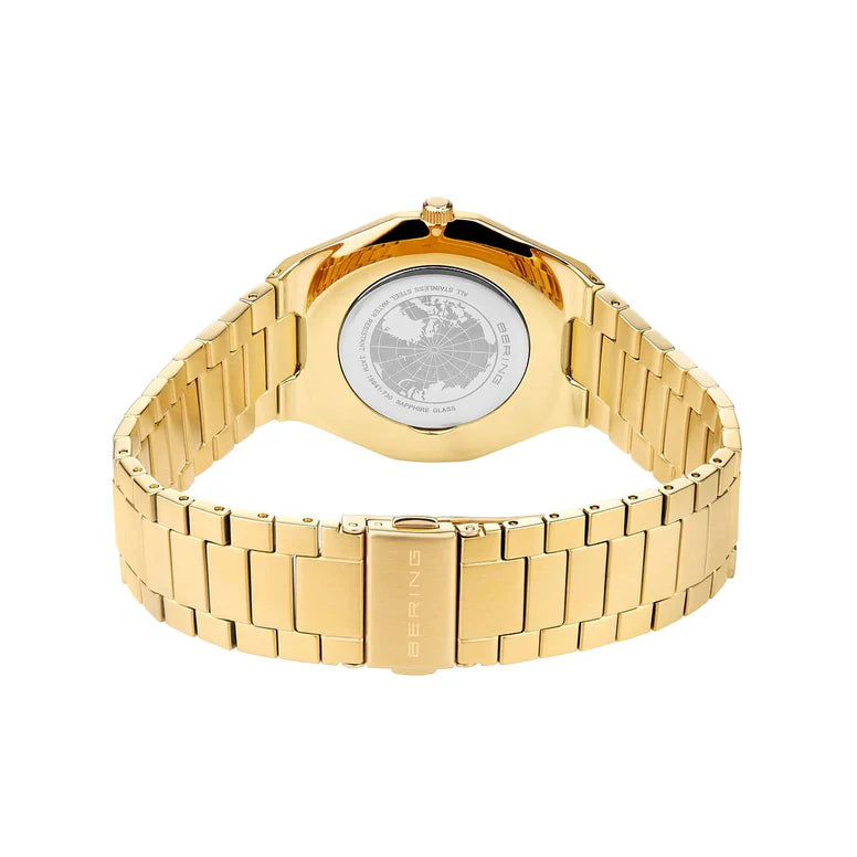 BERING Classic Polished Gold 41mm Silver Dial 19641-730