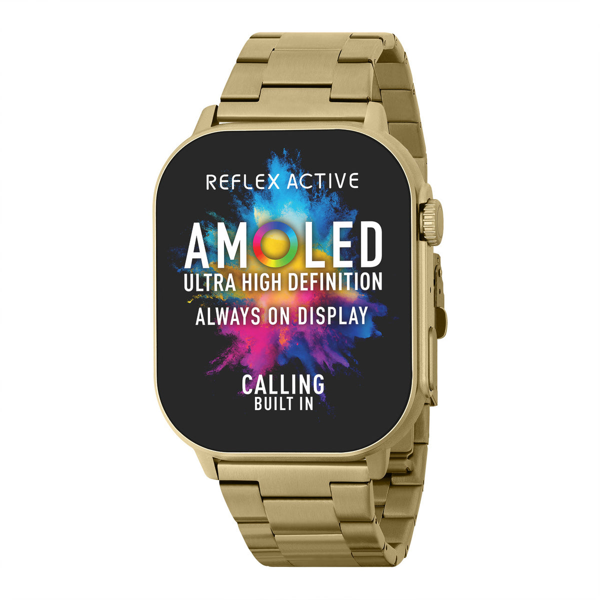 Reflex Active SERIES 29 Titanium Case &amp; Gold Link Strap AMOLED