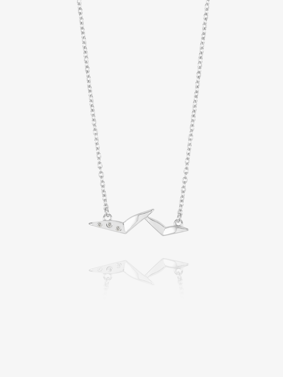 Rachel Jackson Dreamcatcher Bird Necklace Silver