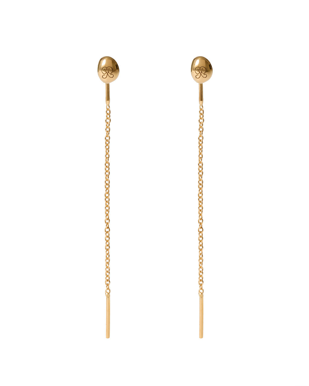 PDPAOLA Lyra Earrings Gold