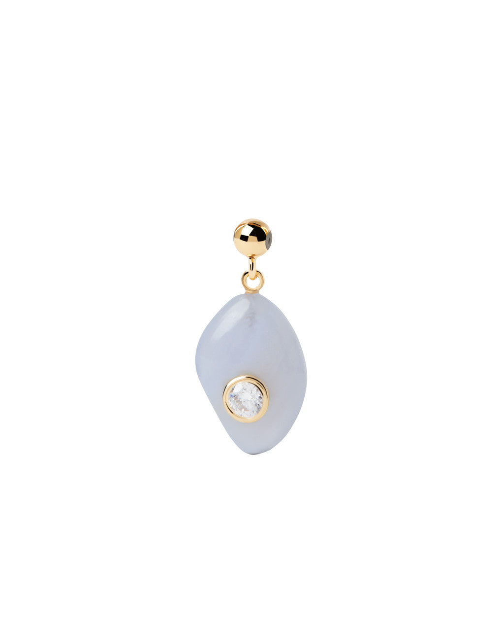 PDPAOLA Serenity Blue Agate Charm