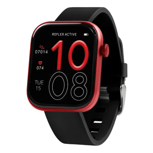 Reflex Active SPECTRA 300 S LITE - Amoled, Red Aluminium Bezel, Black Silicone Strap