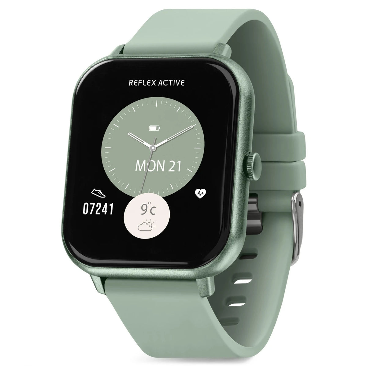 Reflex Active NEXUS 100S LITE - Green Case & Silicone Strap