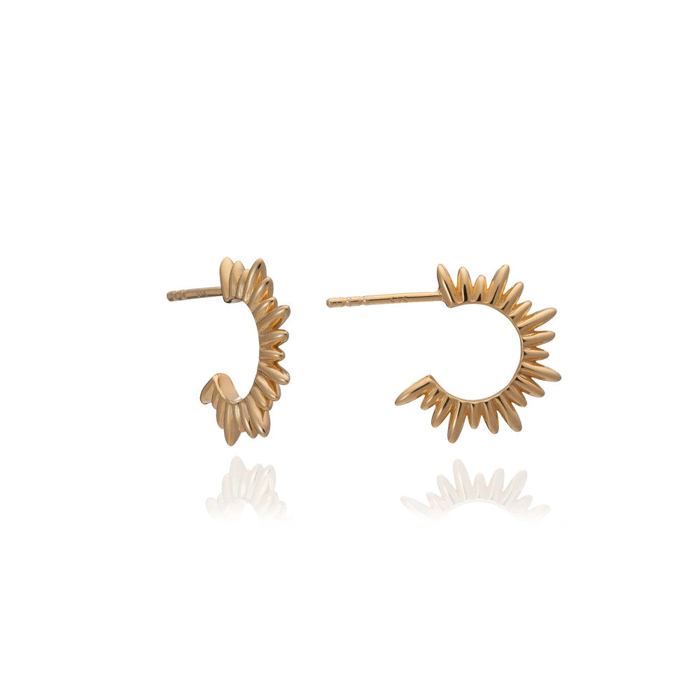Rachel Jackson Electric Goddess Mini Gold Hoop Earrings