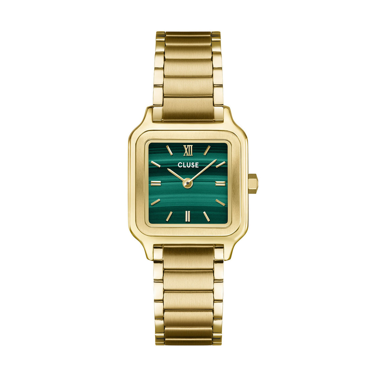 CLUSE Gracieuse Petite Malachite /Gold Link Watch CW11828