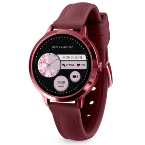 Reflex Active SPECTRA 300 R - Amoled, Burbundy Case & Silicone Strap