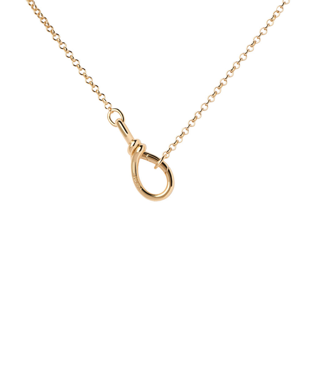 PDPAOLA STACKER CLASP CHAIN NECKLACE