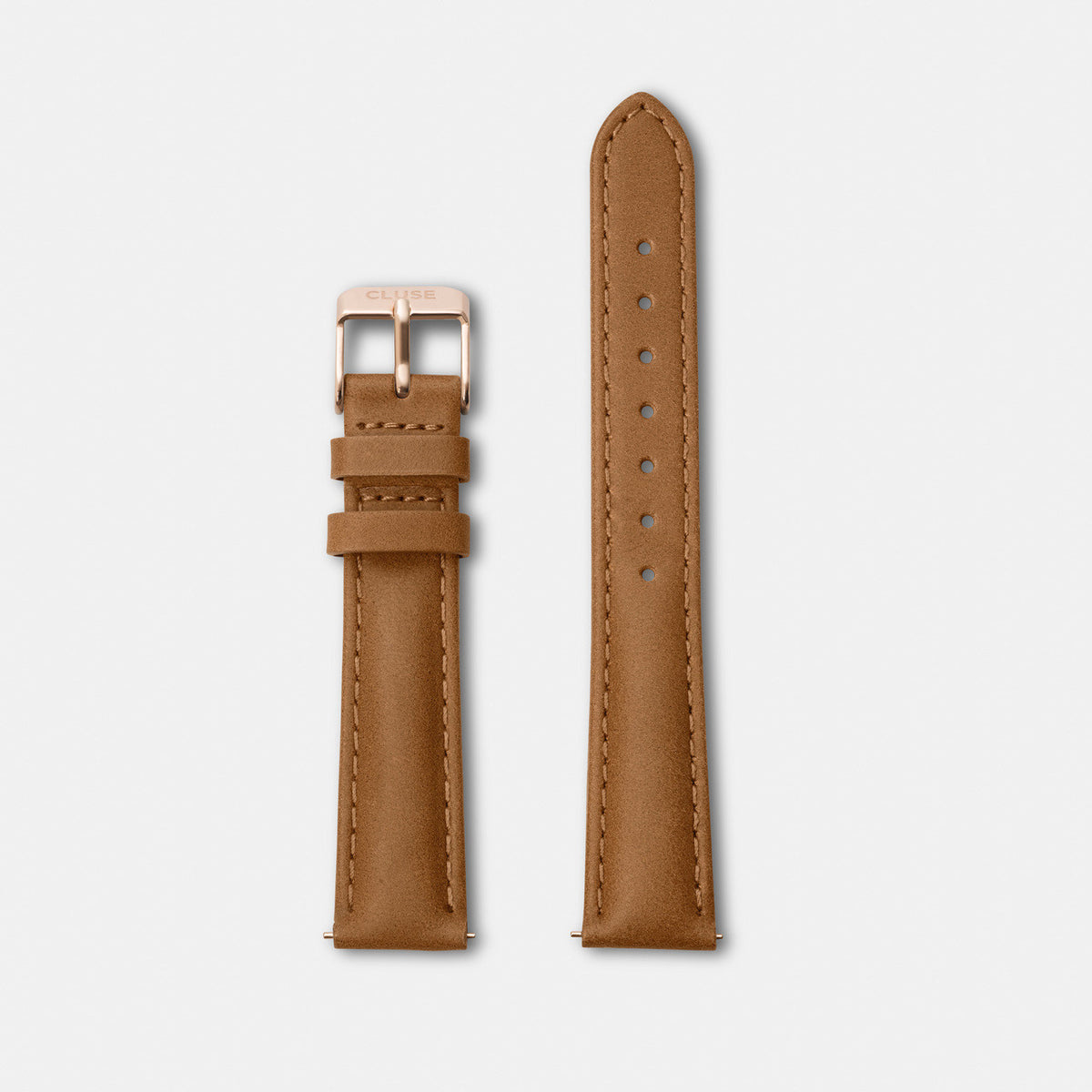 CLUSE 16mm Caramel/Rose Gold Strap