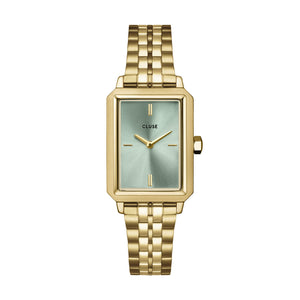 CLUSE Fluette Sage Green/Gold Link CW11514