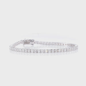 14KWY Lab-Grown Diamond Tennis Bracelet 3.00CTW