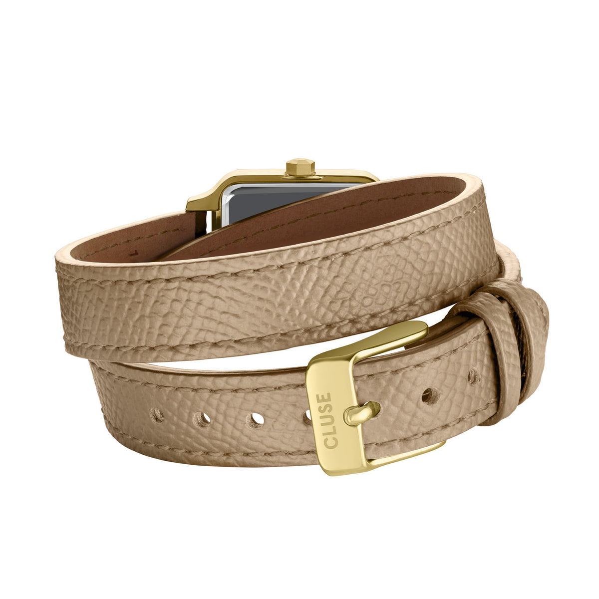 CLUSE Gracieuse Petite Double Leather Rugby Tan/Gold