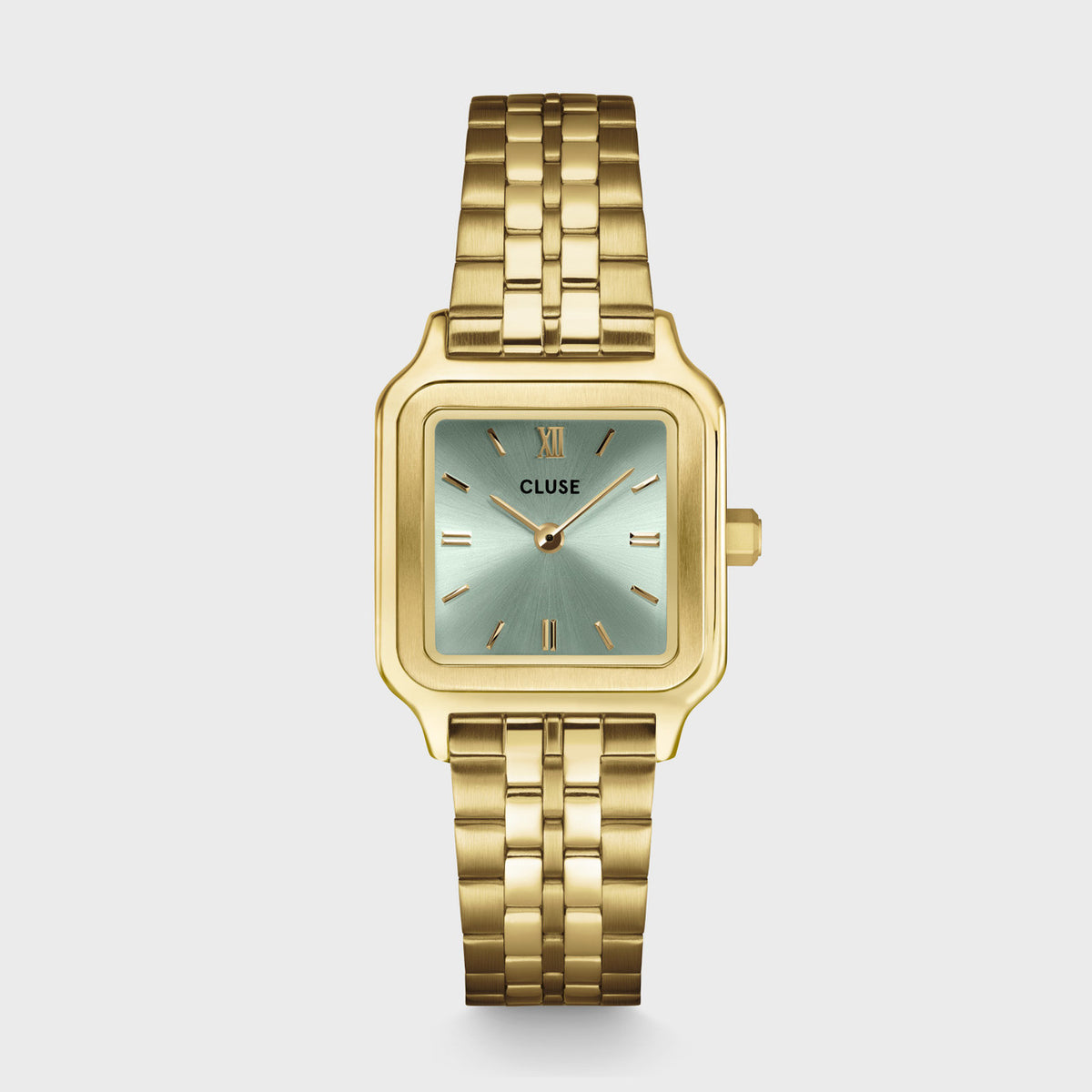 CLUSE Gracieuse Petite Watch Sage Green/Gold Link