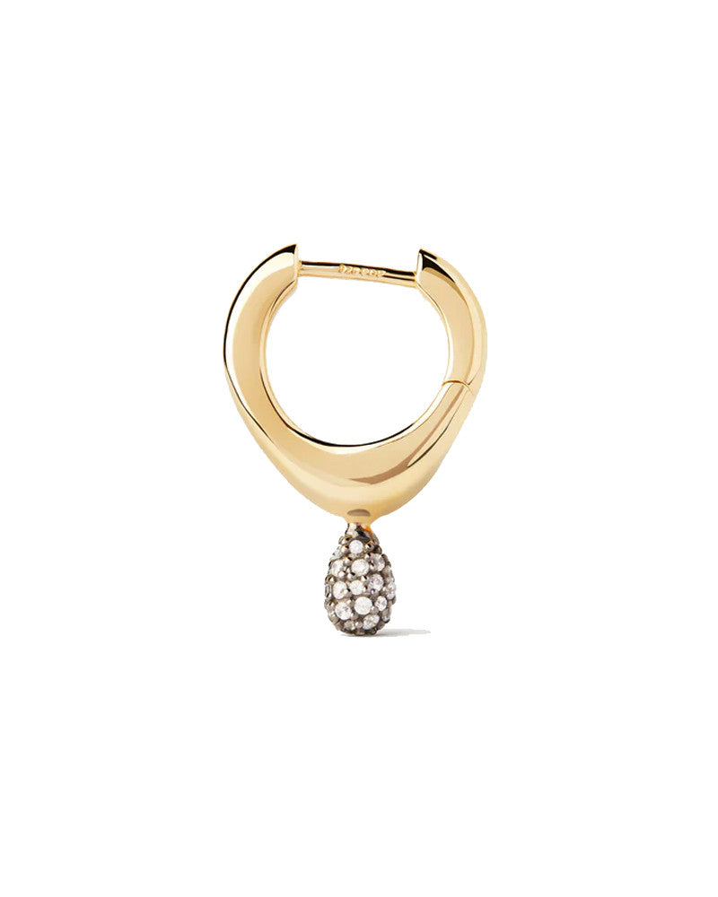 PDPAOLA Pave Lava Single Hoop