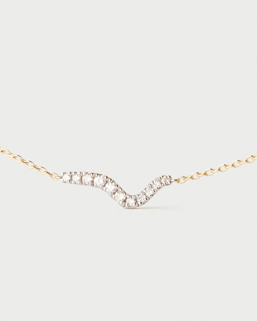 PDPAOLA FINE Diamonds and Gold Flow Necklace