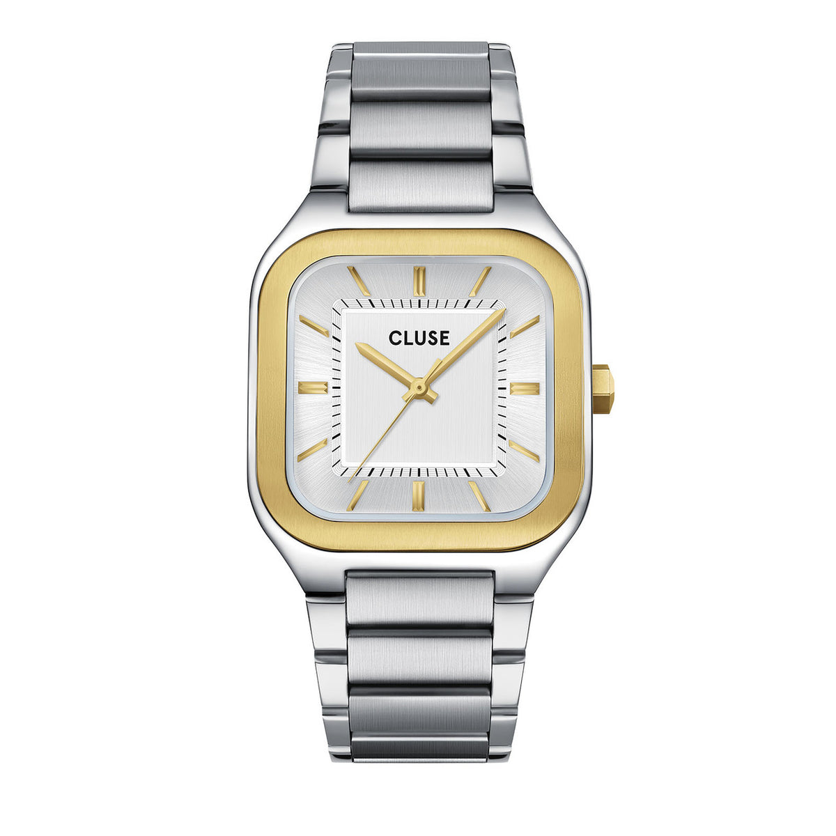 CLUSE Quadrus Steel, Silver, Two Tone CW25704