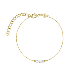 CLUSE Belisenna White Gold & Pearl Chain Bracelet Gift Set