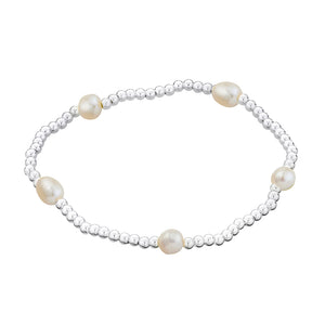 Sterling Silver Freshwater Pearl Bracelet BR431
