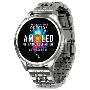 Reflex Active SERIES Spectra AMOLED Smart Watch Silver Steel