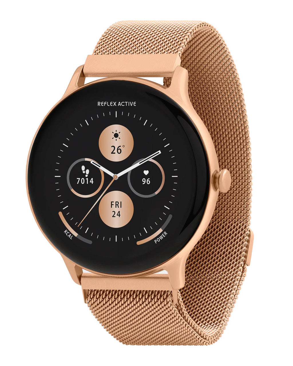 Reflex Active SERIES 22 Rose Gold Mesh RA22-4078
