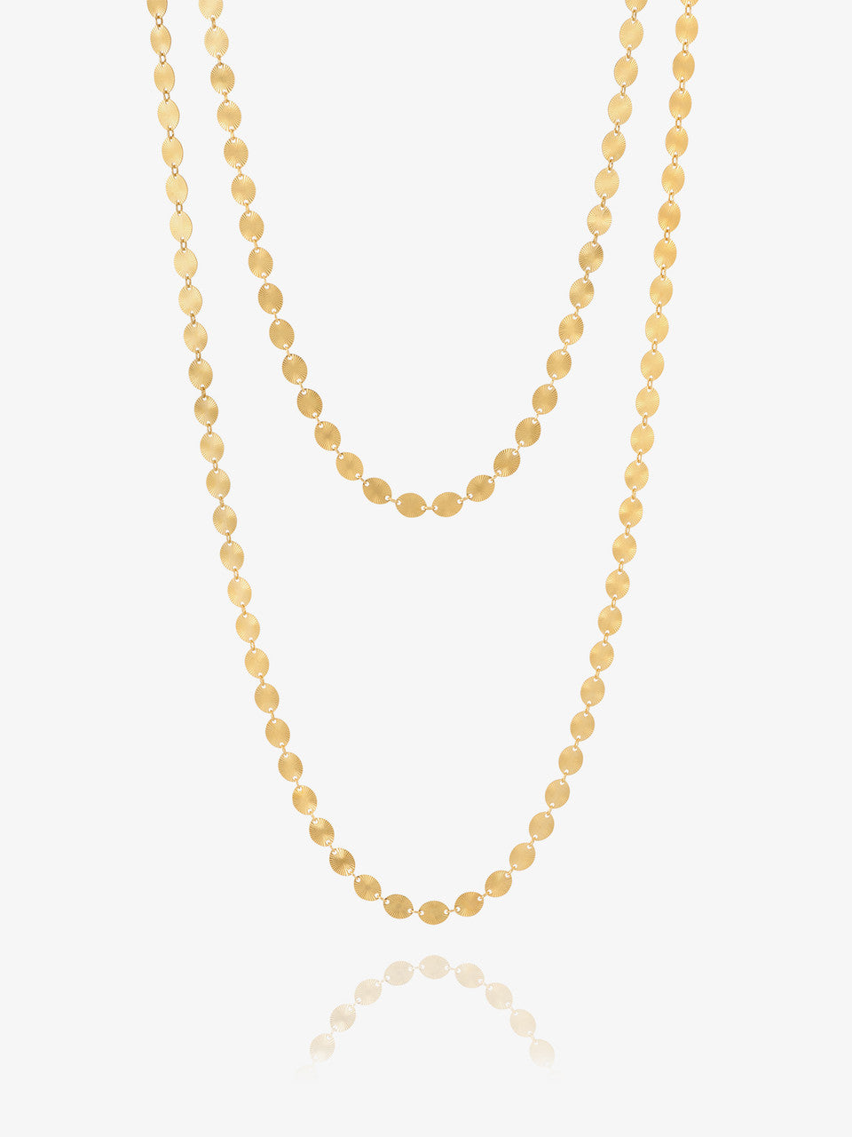 Rachel Jackson Long Sunburst Chain Necklace