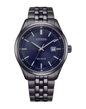 CITIZEN Ecodrive Black Stainless Steel BM7567-50L