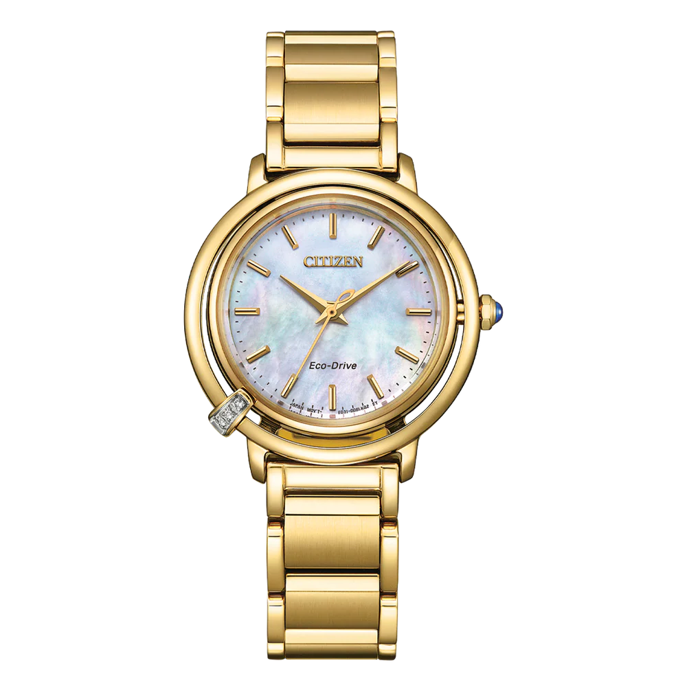 CITIZEN L Arising EcoDrive Dia Gold Plated EM1092-64D