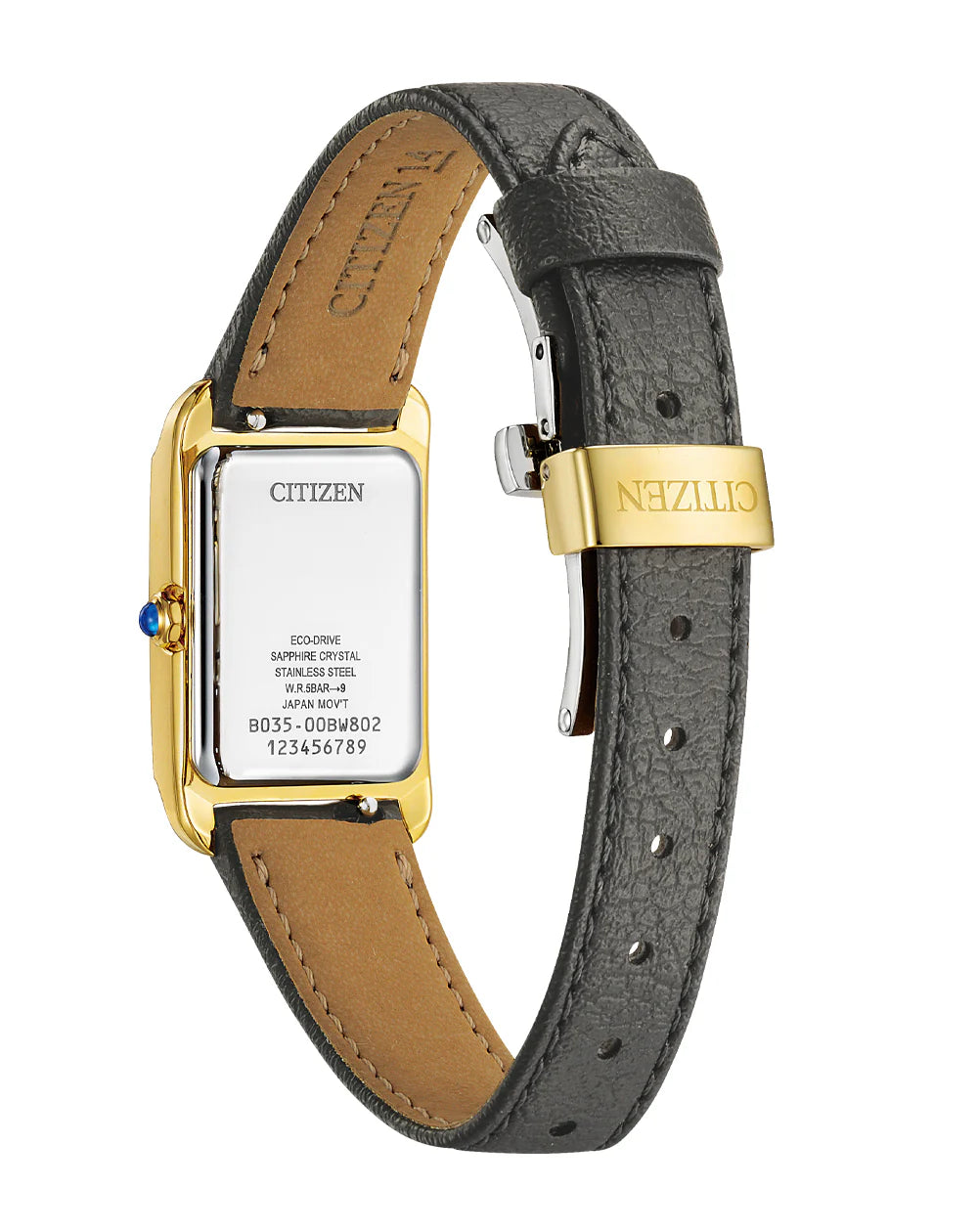 CITIZEN L Collection EcoDrive EW5622-09P Leather Strap Watch