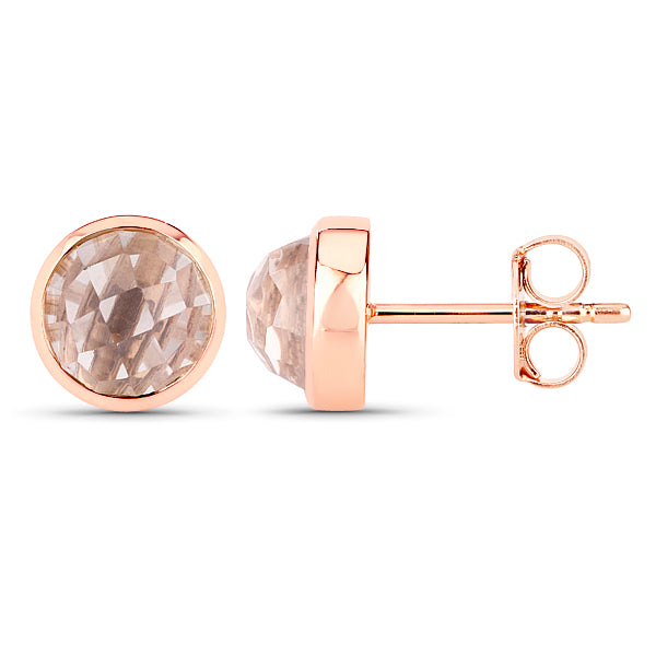 9K Gold Briolette Gem Earrings