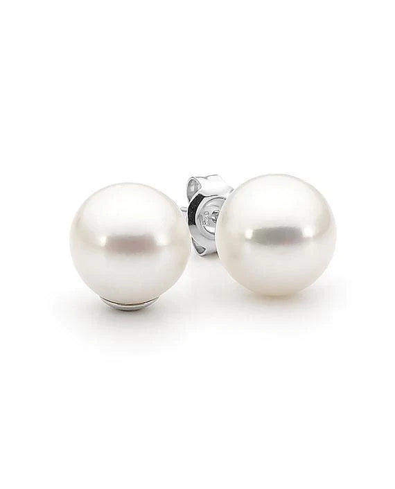 Sterling Silver Clair de Lune 8-8.5mm FWP Studs IE-EJ4-8MMS