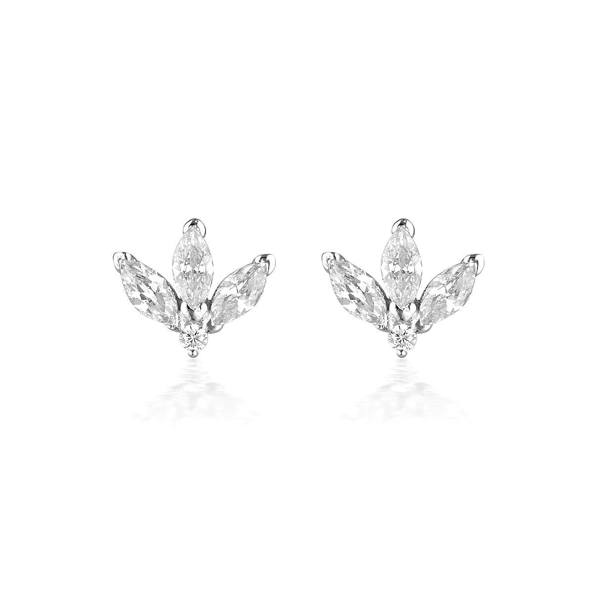 GEORGINI Noel Nights Misstletoe Earrings Silver IE1031W