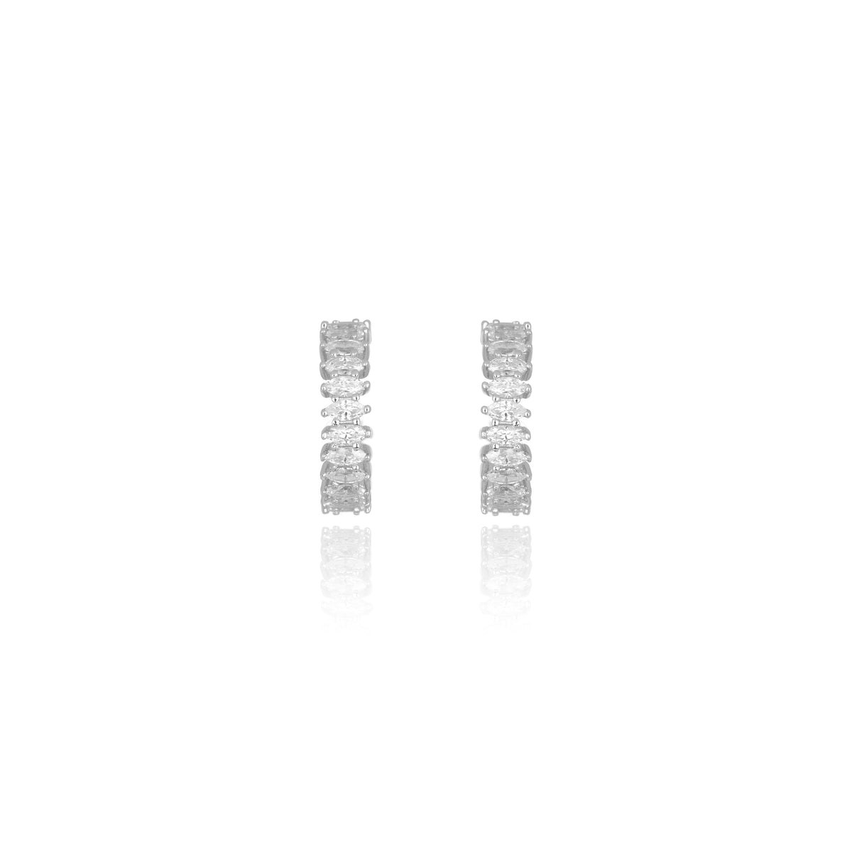 GARLAND EARRINGS SILVER