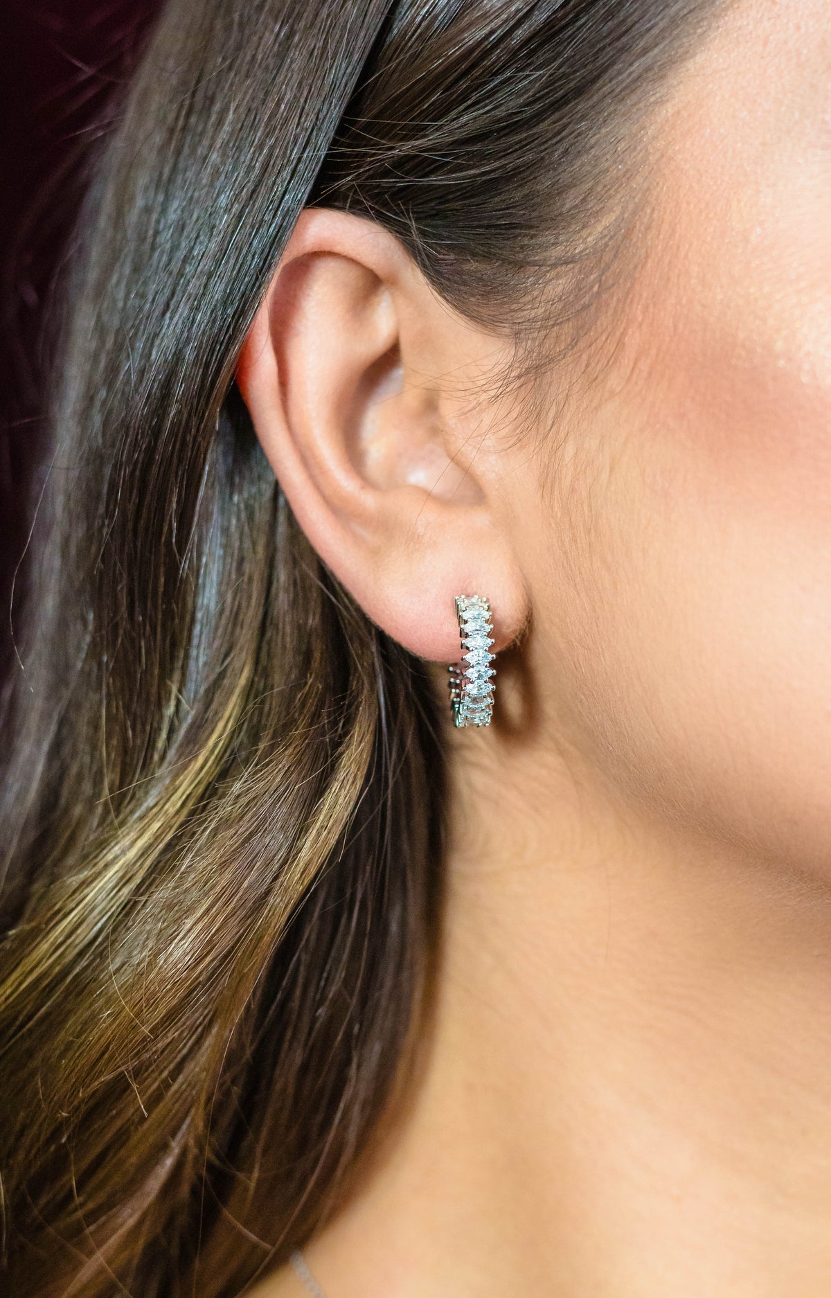 GARLAND EARRINGS SILVER