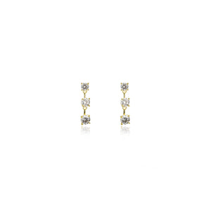 TRILOGY EARRINGS GOLD