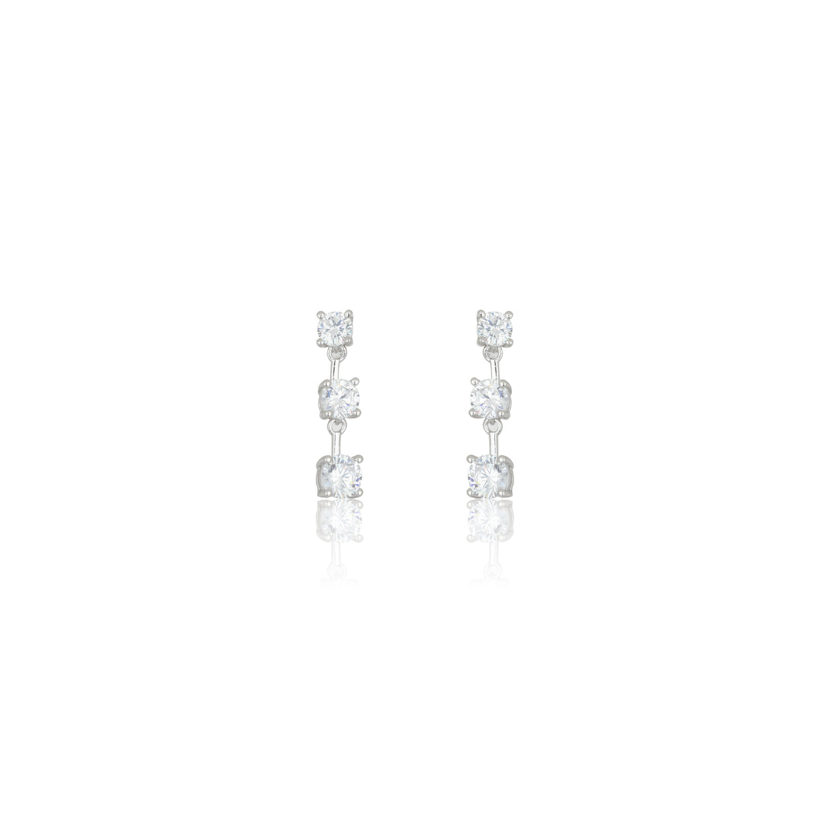 TRILOGY EARRINGS SILVER