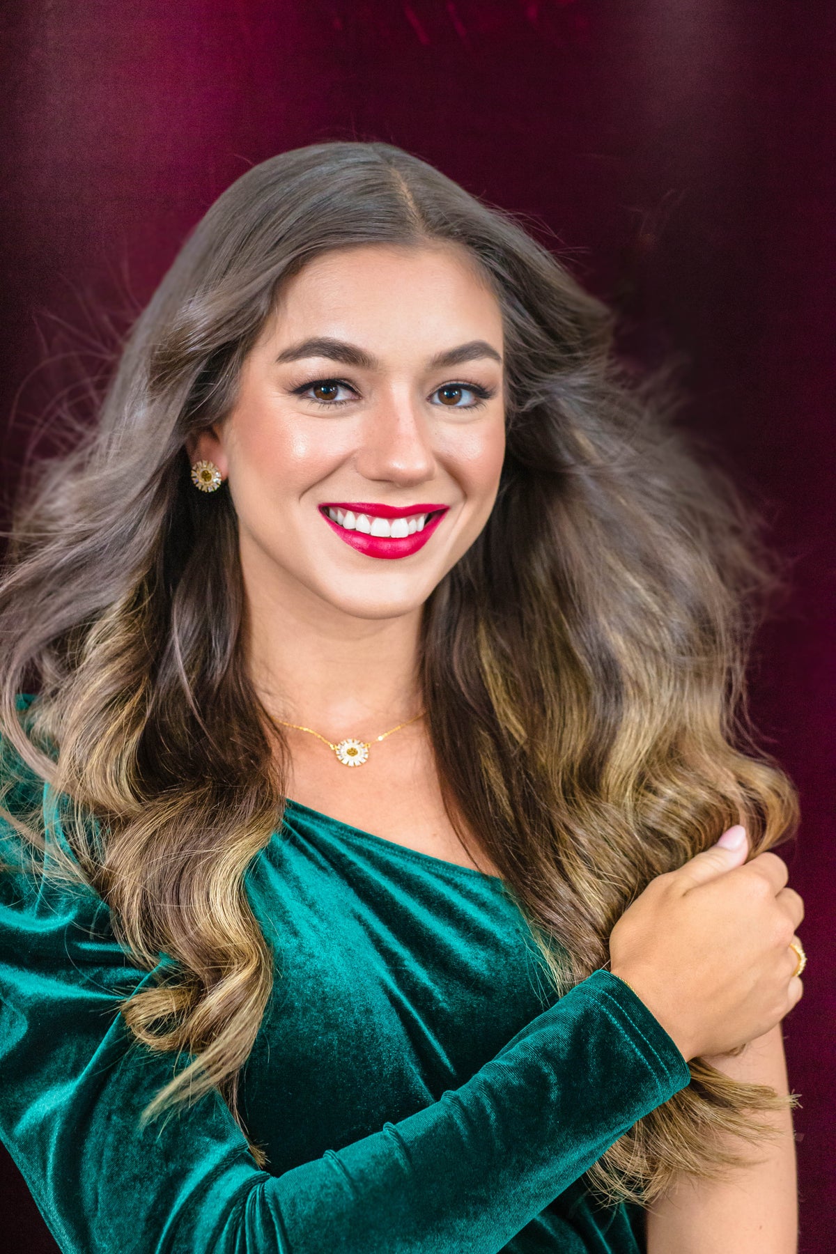 MY ONLY SUNSHINE BAGUETTE PENDANT GOLD