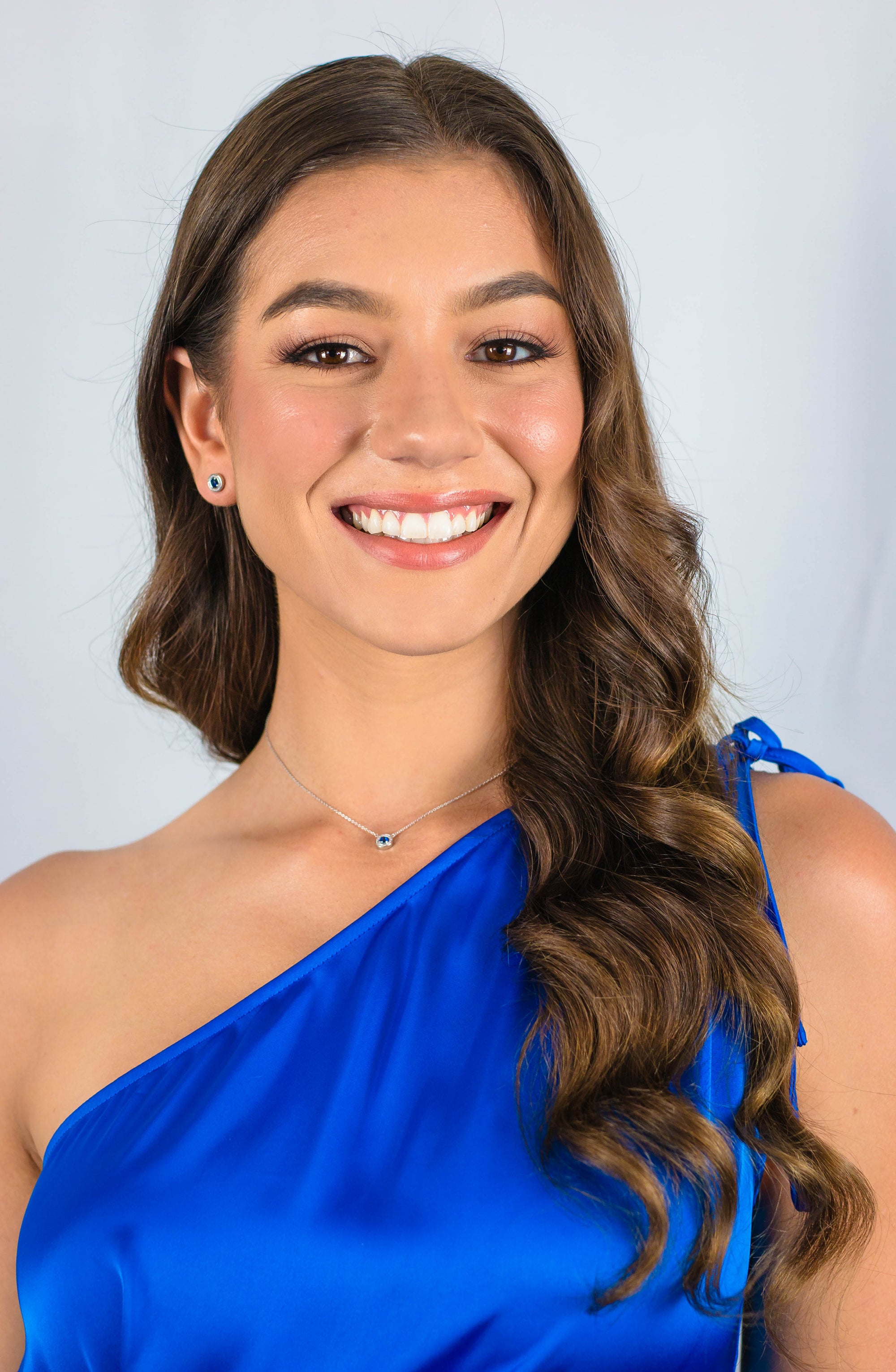 MILESTONE SAPPHIRE HALO PENDANT IN SILVER