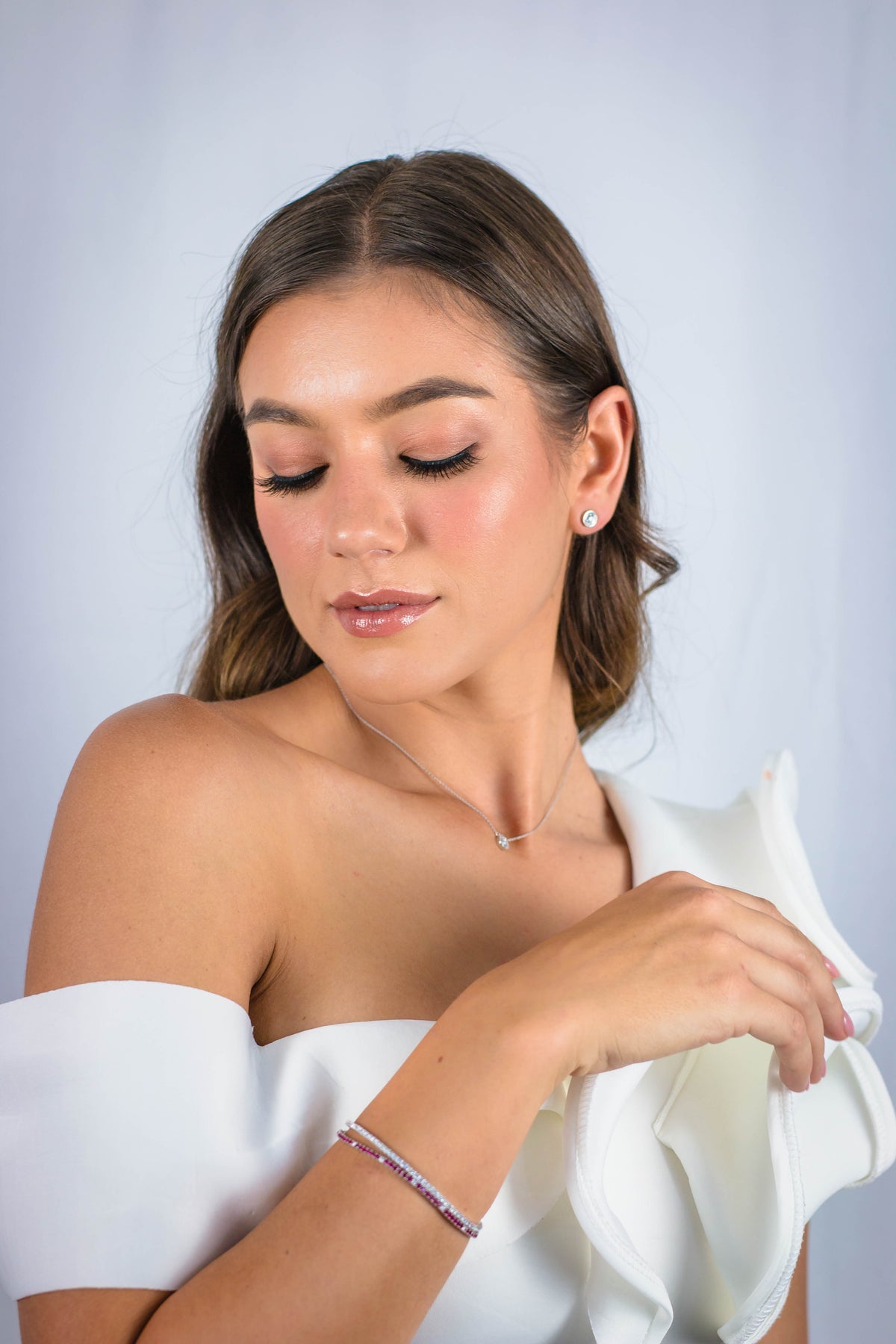 MILESTONE 2MM TENNIS BRACELET IN SILVER