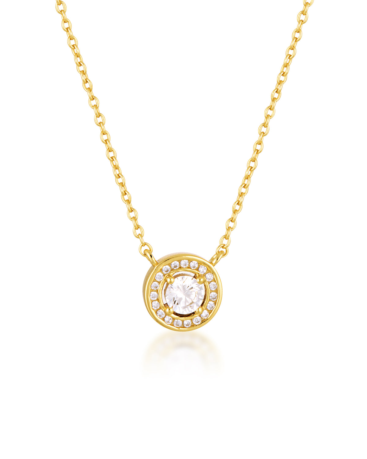 MILESTONE HALO PENDANT IN GOLD