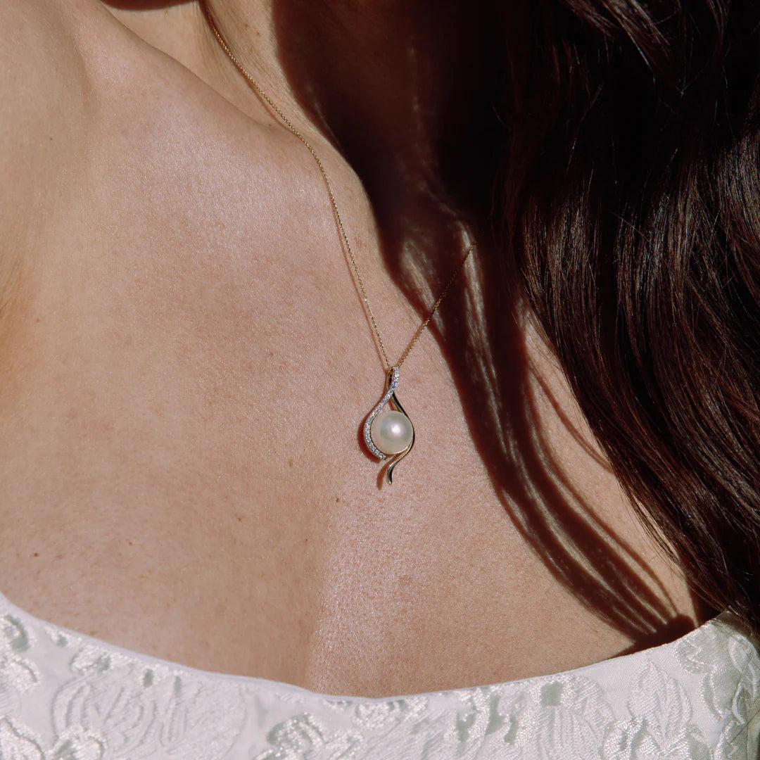 9K Freshwater Pearl Kathleen Edison Pearl Pendant