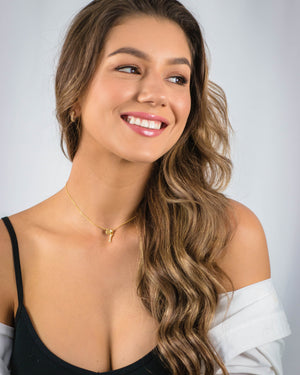 LUXURY LETTERS I INITIAL PENDANT GOLD