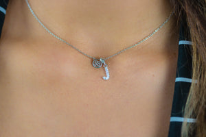 LUXURY LETTERS J INITIAL PENDANT SILVER