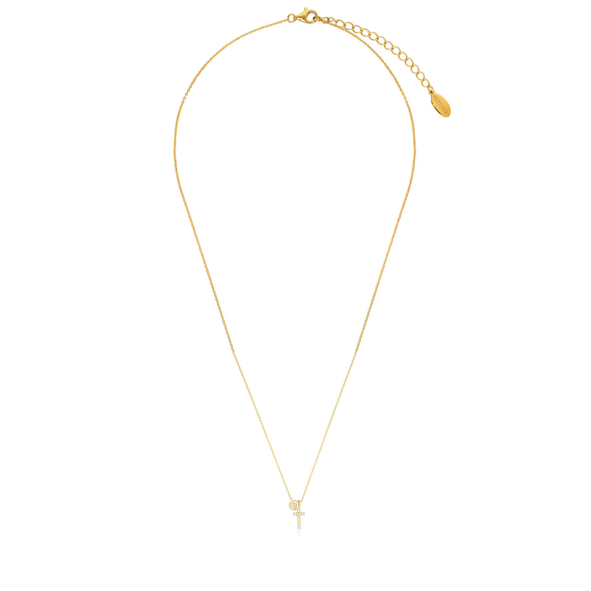 LUXURY LETTERS T INITIAL PENDANT GOLD